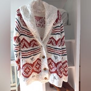 Ally Mae Sweater Cardigan Grampa Holiday season, Medium